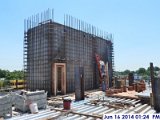 Tying the rebar mats at Stair -2-Elev. 4 (3rd Floor) Facing South-West (800x600).jpg